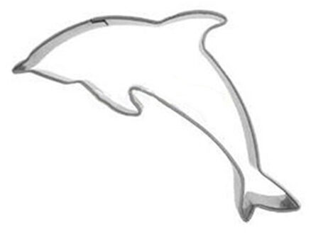 Rvs Dolfijn Cutter Cookie Mold Cut Mold Kerst Biscuit Snijders Marine Animal Shape Cake Stansmachine