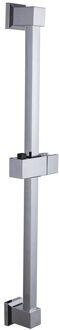 Rvs Douche Sliding Bar Douchekop Rail Slider Houder Abs Sliding Bar Hoofd Houder Badkamer Passen Heigh