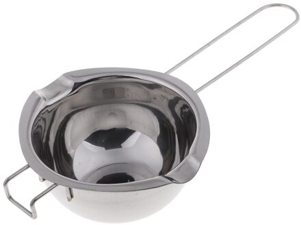 Rvs Dubbele Boiler Pot Voor Smelten Kaars Wax, zeep Basis Voor Thuis Kaars Maken Zeep Ambachten Te Gebruiken En Schoon lepel