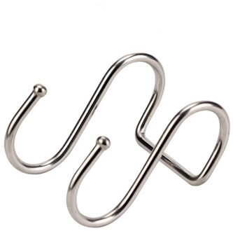 Rvs Dubbele S Vormige Opslag Haken Muur Deur Terug Haken Badkamer Keuken Diversen Opbergrek Sleutel Hanger Handdoekenrek