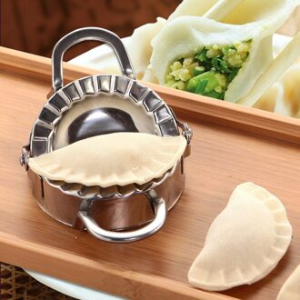 Rvs Dumpling Wraper Maker Apparaat Keuken Cook Gebak Deeg Cutter Accessoires Gereedschap Diy Knoedel Mold Mould