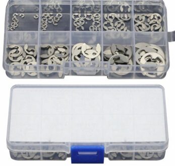 Rvs Elektronische-Clip Opwaaiveer 1.5 Mm Tot 10 Mm W/Box Assortiment