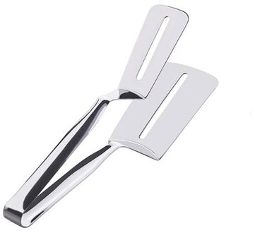 Rvs Eten Tang Gebakken Vis Steak Clip Tong Bbq Grillen Tong Non-stick Barbecue Grillen Koken Tang Keuken gereedschap