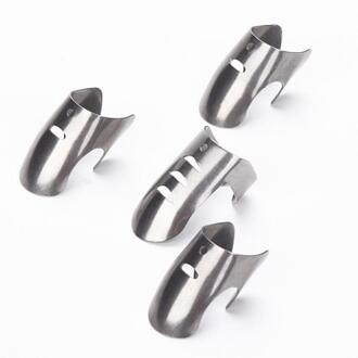 Rvs Finger Protectors Multifunctionele Groente Snijden Vinger Protector Keuken Finger Guard Snijgereedschap
