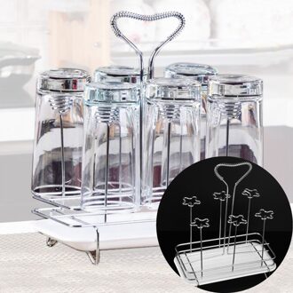 Rvs Fles Droge Rack Baby Fles Afvoer Droogrekken Baby Fles Schoonmaken Droger Afdruiprek Opslag Droogrek