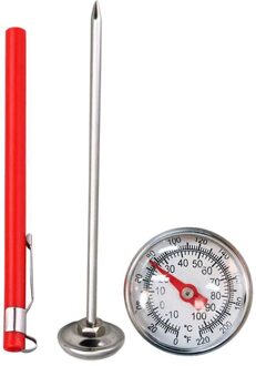 Rvs Fysieke Bodem Thermometer Geen Batterij Nodig 127 Mm Stuurpen 0-100 ° C Bereik Voor Grond/ tuin Bodem/Compost