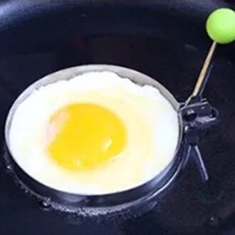 Rvs Gebakken Ei Shaper Ei Pannenkoek Ring Mould Mold Keuken Koken Gereedschap Rvs Liefde Bloem Ronde Ster Mallen