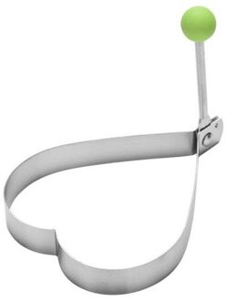 Rvs Gebakken Ei Shaper Leuke Vormige Gebakken Ei Mold Pancake Ringen Mold Keuken Tool hart