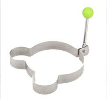 Rvs Gebakken Ei Shaper Leuke Vormige Gebakken Ei Mold Pancake Ringen Mold Keuken Tool muis