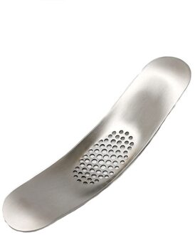 Rvs Gebogen Handleiding Knoflookpers Knoflook Rocker Crusher Knoflook Chopper Persen Knoflook Stamper Keuken Gereedschap