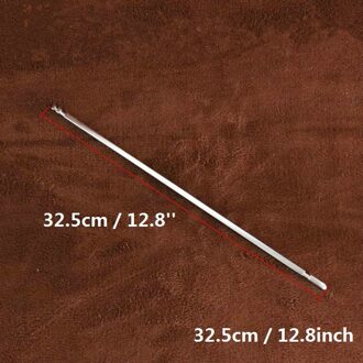 Rvs Gebraden Kip Spies Cook Oven Accessoires Rotisserie Accessoires Bbq Gegrilde Kip Vork 32.5/38/41.5/45Cm 32.5cm plein Shelf