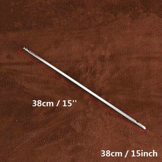 Rvs Gebraden Kip Spies Cook Oven Accessoires Rotisserie Accessoires Bbq Gegrilde Kip Vork 32.5/38/41.5/45Cm 38cm plein Shelf