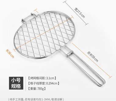 Rvs Gegrilde Vis Clip Grote Grof Gegrilde Vis Netto Gebraden Kip Thuis Grill Rack Ronde Bbq Gereedschap Outdoor Barbecue