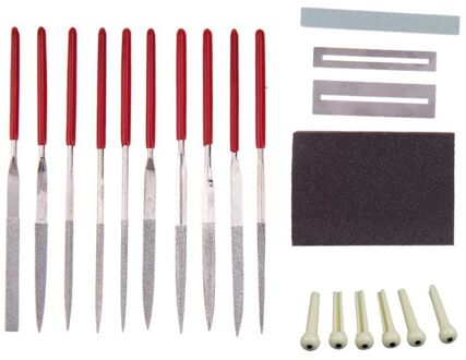 Rvs Gitaar Fret Polijsten Bestand Kit Fret Polijsten Bescherming Pakking Slijpen Steen Gitaar Repareren Tool