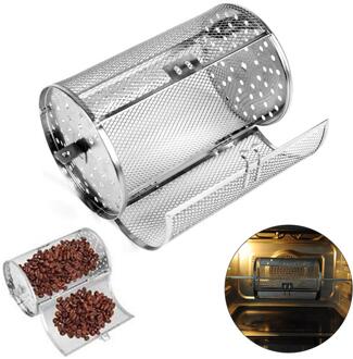 Rvs Grill Oven Roaster Tumble Pinda Bonen Mand Bbq Rotisserie Rvs Bbq Grill Manden Rotisserie Drum