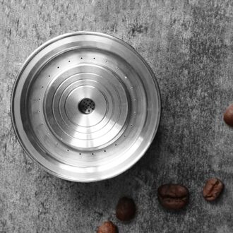 Rvs Herbruikbare Grote Cup(G2) voor Nespresso Vertuoline Koffie Capsule Filter Espresso Voor Nespresso Vertuo Gca1 & Delonghi