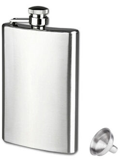 Rvs Heupfles met Trechter voor Liquor Whisky Wijn 4 5 6 7 8 9 10 18 OZ Outdoor draagbare Pocket Kolven Alcohol Fles 10 OZ