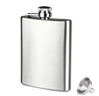 Rvs Heupfles met Trechter voor Liquor Whisky Wijn 4 5 6 7 8 9 10 18 OZ Outdoor draagbare Pocket Kolven Alcohol Fles