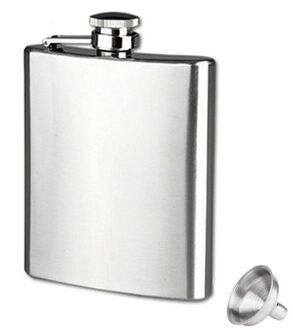 Rvs Heupfles met Trechter voor Liquor Whisky Wijn 4 5 6 7 8 9 10 18 OZ Outdoor draagbare Pocket Kolven Alcohol Fles