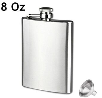 Rvs Hip Liquor Fles Whiskey Alcohol Pocket Wijn Fles 8oz