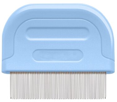 Rvs Hond Borstel Anti Verwijdering Doden Luizen Cleaner Pet Vlooien Luizen Kam Met Plastic Handvat voor Hond