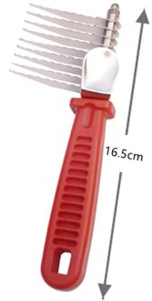 Rvs Hond Pet Hair Grooming Kam Verwijderen Bruidegom Hark Borstel Huisdier Accessoires Kam Professionele Reiniging Haar Trimmer Borstel