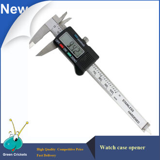 Rvs Horloge Reparatie Tool Schuifmaat, hoge precisie Elektronische Digitale 100mm Horloge onderdelen Measureing Gereedschap