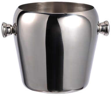 Rvs Ijsemmer Vat Champagne Bier Whillers Whisky Wijnkoeler Bar Containers 1L