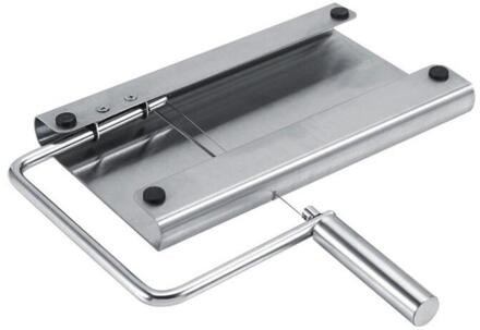 Rvs Kaas Slicer Tool Kaas Snijmachine Draad Cutter Met Serveren Board Voor Harde Semi Harde Kaas Boter
