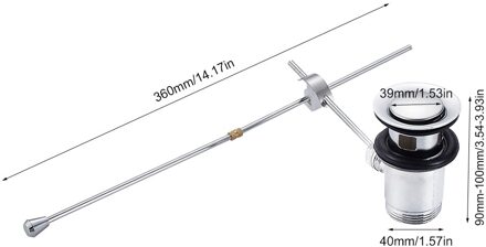 Rvs Keuken Gootsteenzeefje Stopper Afval Plug Sink Filter Badkamer Wastafel Gootsteen Ontgeuringseffect Accessoires