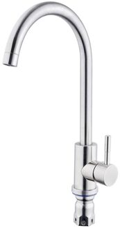 Rvs Keuken Instant Verwarming Kraan Draaibaar Koud Dual-Gebruik Snelle Verwarming Kraan Douche Valve