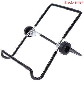 Rvs Kiemen Stands Opvouwbare Sprouter Zwart Antislip Steigers Voor Mason Jar Deksel/Ipad Tablet Telefoon Stand 2