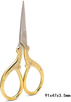 Rvs Kleermaker Schaar Printing Gold Mini Diy Craft Schaar Stof Snijden Naaien Handwerken Schaar Kantoorbenodigdheden Goud