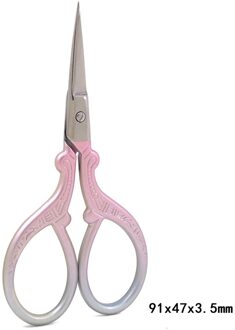 Rvs Kleermaker Schaar Printing Gold Mini Diy Craft Schaar Stof Snijden Naaien Handwerken Schaar Kantoorbenodigdheden Roze