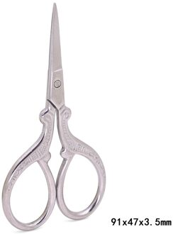 Rvs Kleermaker Schaar Printing Gold Mini Diy Craft Schaar Stof Snijden Naaien Handwerken Schaar Kantoorbenodigdheden Zilver