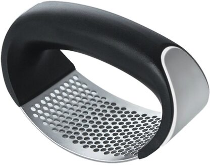 Rvs Knoflookpers Crusher Squeezer Mincer Chopper Keuken Gadget Crusher Verpletteren Dunschiller Squeezer Chopper zwart