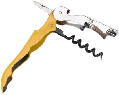 Rvs Kurk Schroef Corkscrew Multifunctionele Wijn Cap Opener Ok Bier Cap Flesopener Keuken Bar Gereedschap Accessoires