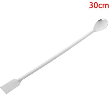 Rvs Lab Micro Spatel Geneeskunde Lepel Pil Houder Schop Apotheek 30/26/14/12 Cm 30cm