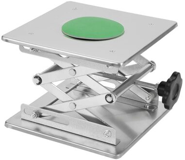 Rvs Laboratorium Lifting Platform Stand Lab Jack Schaar Stand Rack 200X200X280Mm Verstelbare Lab-lift Platform