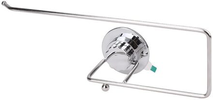 Rvs Lange Papierrol Zuignap Rack Wandmontage Rvs Handdoek Houder Waterdicht Wc spoorloos haak