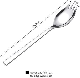 Rvs Lange Steel Diner Vork Lepel Thuis Salade Lepel Fruit Vork Soeplepel Keuken Restaurant Servies