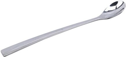 Rvs Lange Steel Ijs Lepel Verdikking Koude Drank Fruit Ijs Dessert Theelepel Hoogwaardige Koffie Roeren Lepel