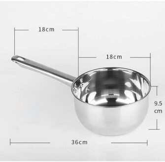 Rvs Lange Steel Water Scoop Keuken Gereedschap Servies Chefs Speciaal Gereedschap Voor Keukengerei Grote Lepel 304 E11855