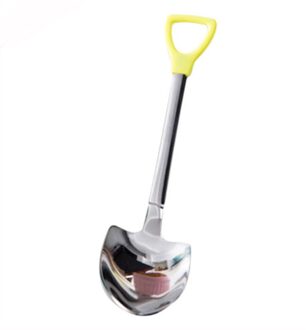 Rvs Lepel Schop Vorm Lange Handvat Koffie Ijs Soep Lepel Schop Kleine Rijst Lepel groen M