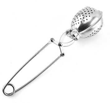 Rvs Lijn Handvat Thee Bal Bulk Thee Filter Druppelen Handvat Kruiden Pot Bal Zetgroep Gehumaniseerd Handgreep Goldfish