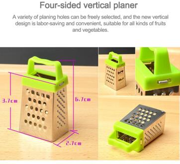 Rvs Magic Dunschiller Fruit Dunschiller Slicer Shredder Fruit Groente Cutter Kitchen Tools Multi Peel Blade Rasp