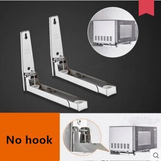 Rvs Magnetron Opvouwbare Oven Plank Rack Ondersteuning Frame Stretch Verstelbare Muurbeugel Houder Keuken Opslag S3702