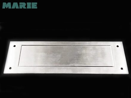 Rvs Mailbox Brief Plaat, Buiten Mailboxen Letter Plaat, Muur Opknoping Brief Plaat