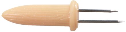 Rvs Maïskolven Spiesjes Sweetcorn Houder Grip Bbq Gaffel