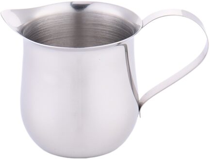 Rvs Melk Cup Gecondenseerde Melk Cup Mini Drum-Vorm Cup Koffie Delen Mok Voor Saus Siroop Container 60ml